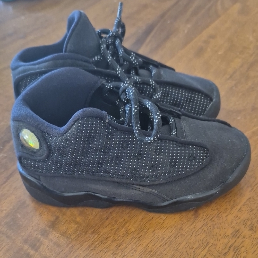 Jordan Black Sneakers with White Accents